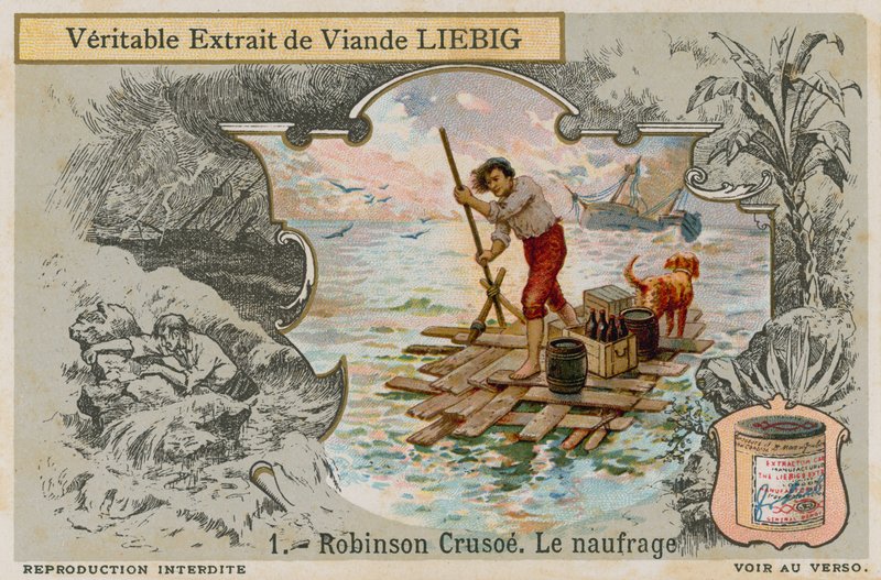 Robinson Crusoe efter forliset af European School