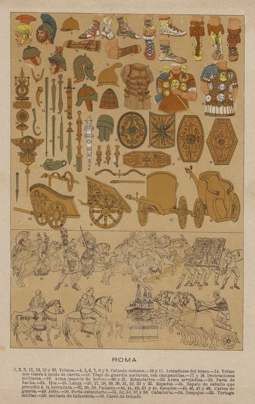 Roma (farve litho) af European School