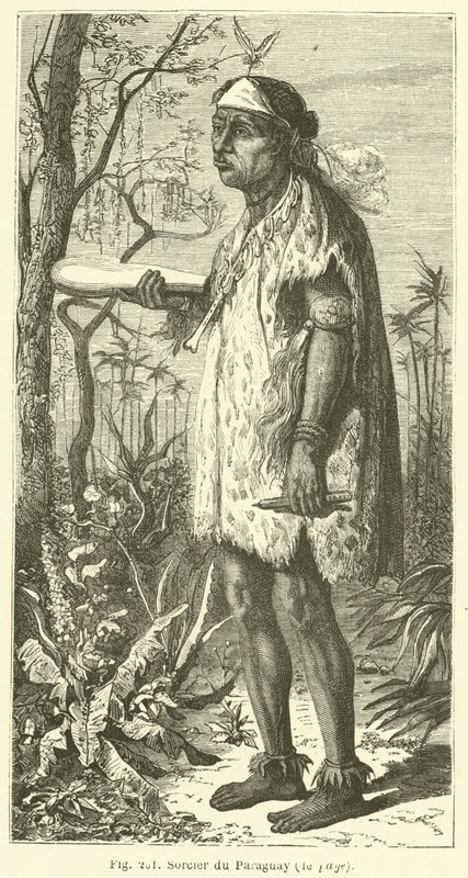 Sorcerer of Paraguay (gravering) af European School