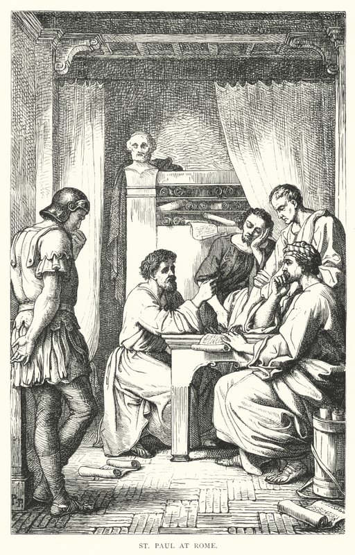 St Paul i Rom (gravering) af European School