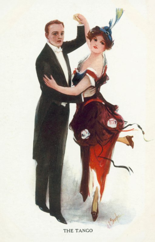 Tango (farvelitografi) af European School