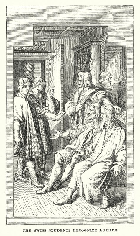De schweiziske studerende genkender Luther af European School