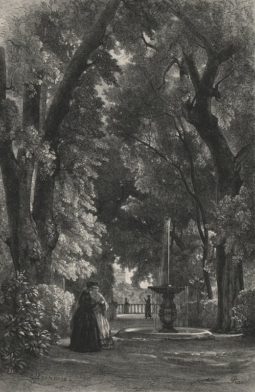 Villa Conti-Torlonia (gravering) af European School