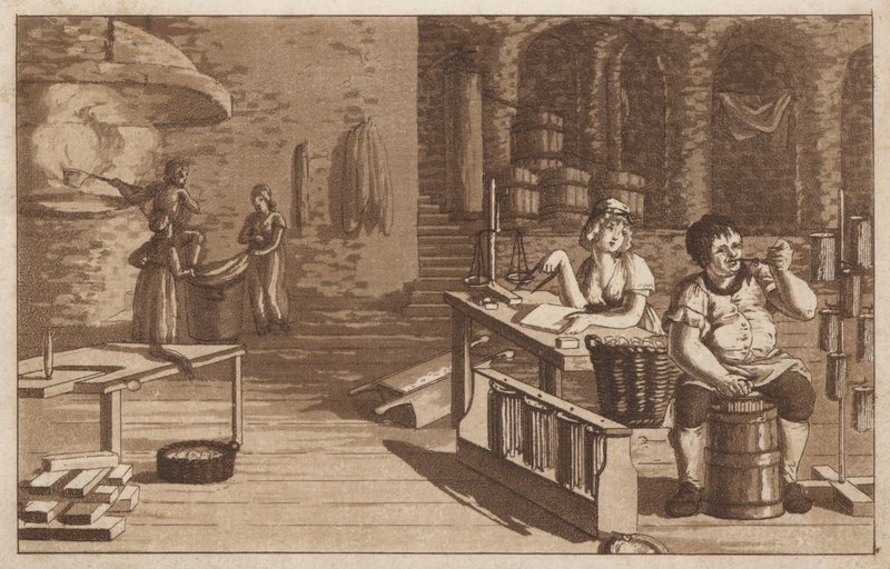 Værksted (litografi) af European School