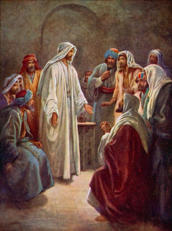 The Risen Lord (farve litho) af Evelyn Stuart Hardy