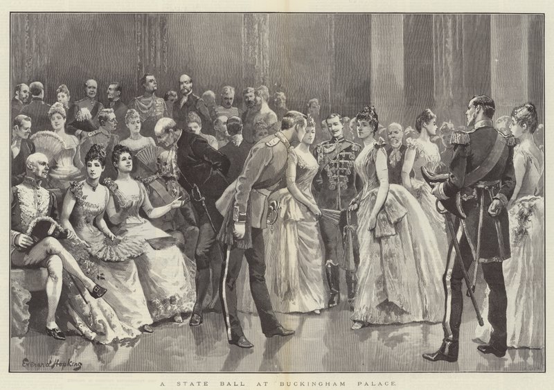 Et statsbal i Buckingham Palace af Everard Hopkins