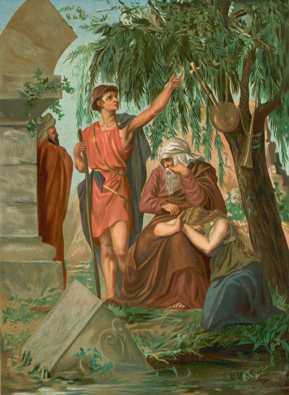 jøder fanget i Babylon af F. Xumetra