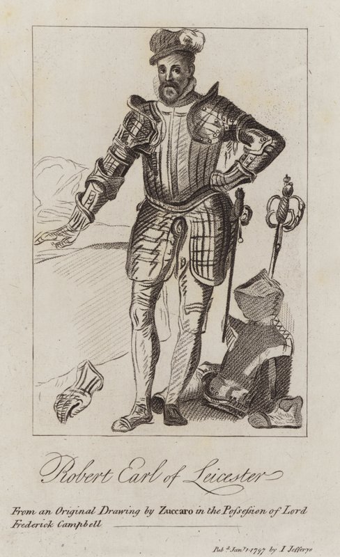 Robert Dudley af Federico (after) Zuccari or Zuccaro