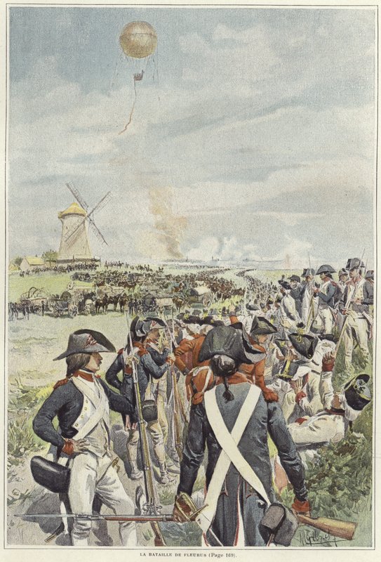 Slaget ved Fleurus af Felicien baron de Myrbach Rheinfeld