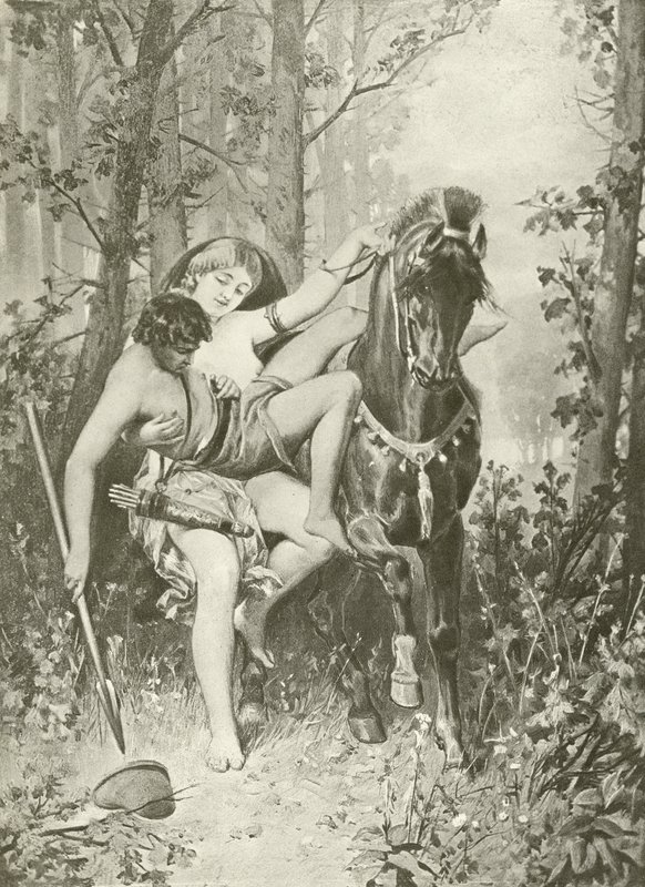 Venus og Adonis. Digte (dybtryk) af Felix Octavius Carr Darley