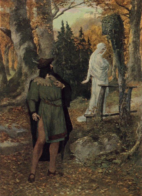 Wolfram kiggede efter hende af Ferdinand Lecke