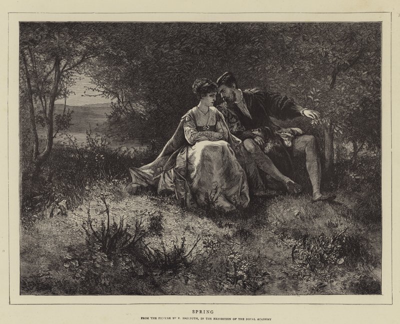 Forår af Ferdinand Heilbuth
