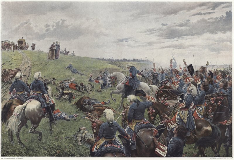 Krigen i Dentelles af Ferdinand Joseph Gueldry