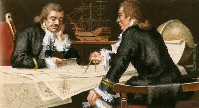 Admiral Ansons episke rejse af Ferdinando Tacconi