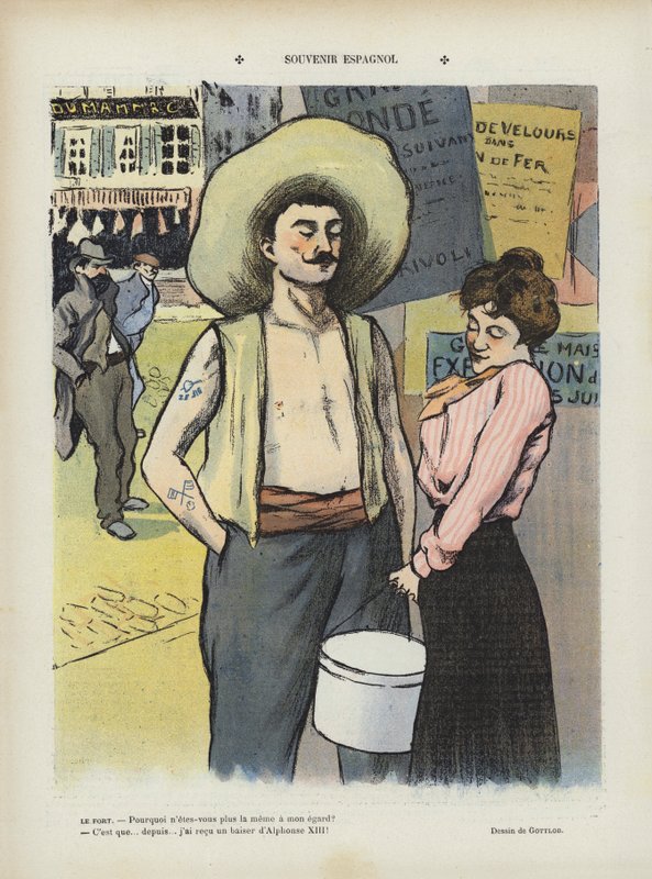 Illustration til Le Rire af Fernand Louis Gottlob