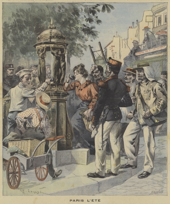 Paris om sommeren af Fortune Louis Meaulle