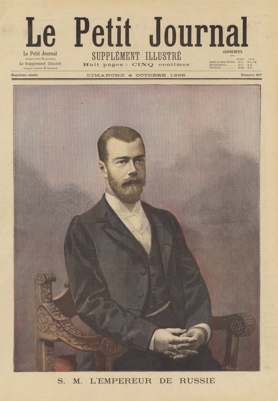Tsar Nikolaus II af Rusland af Fortune Louis Meaulle
