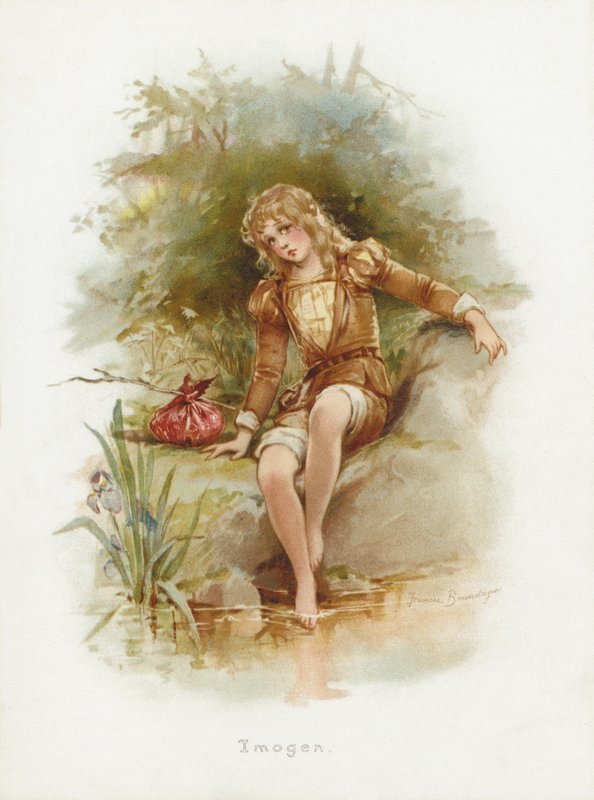 Imogen (chromolitho) af Frances Brundage