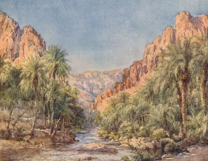 The Gates of the Desert (farvelitografi) af Frances Nesbitt