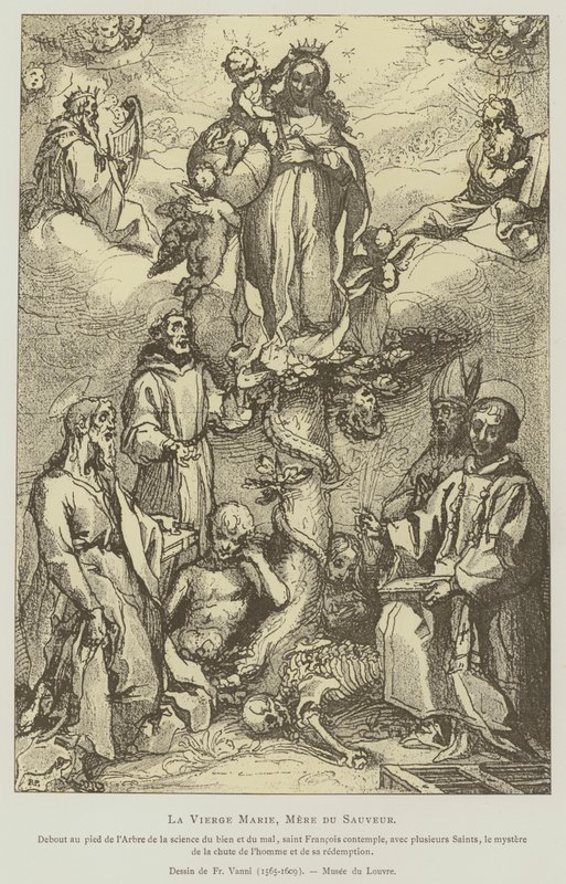 Jomfru Maria, mor til Frelseren Kristus af Francesco Vanni