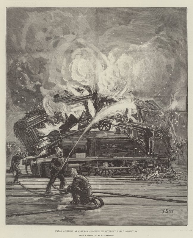Dødsulykke ved Clapham Junction lørdag aften den 20. august af Francis S. Walker