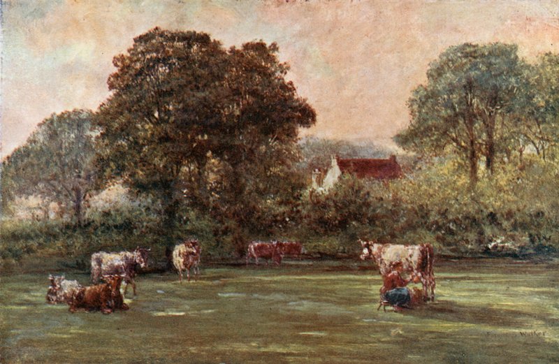 Bondegård i Hyde Lane af Francis S. Walker