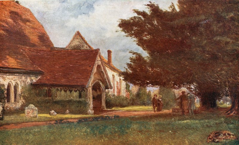 Stoke Poges kirkegård af Francis S. Walker