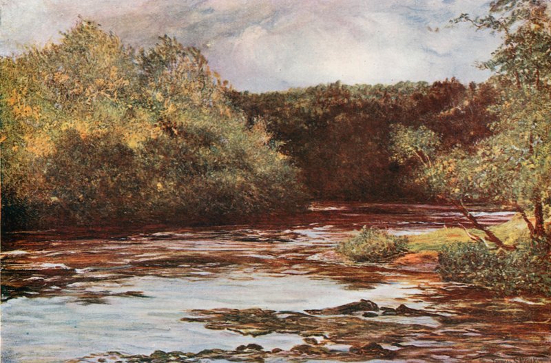 Floden Ayr ved Failford af Francis S. Walker