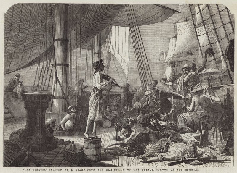 Piraterne af François Auguste Biard