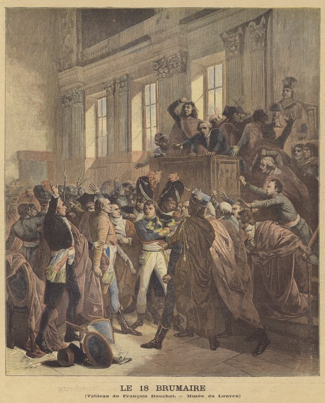 Den 18. brumaire af Francois Bouchot