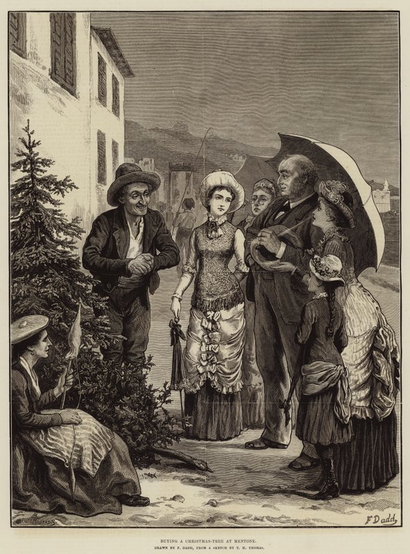 Køb et juletræ hos Mentone af Frank Dadd