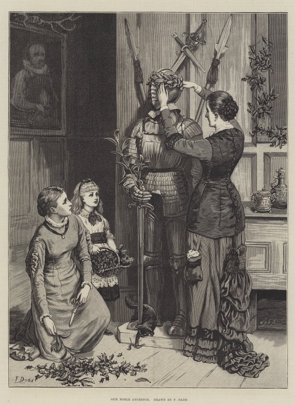 Vores ædle forfader af Frank Dadd