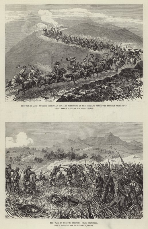 Russisk-tyrkisk krig af Frank Dadd