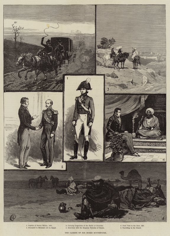 Sir Moses Montefiores karriere af Frank Dadd