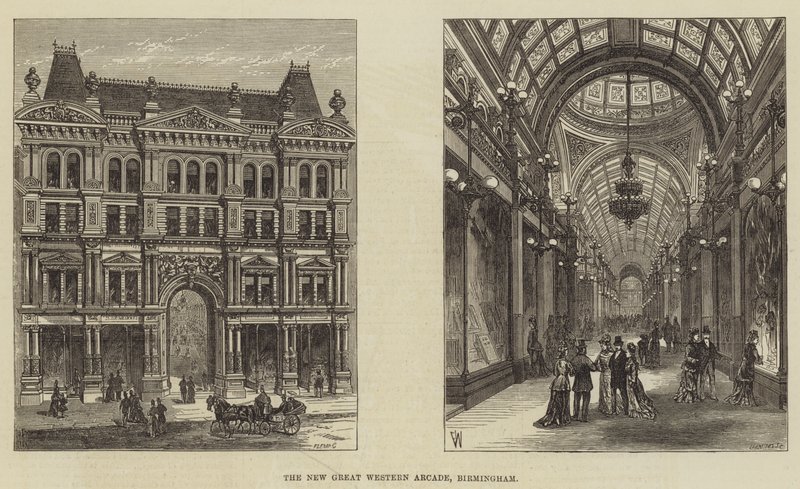 The New Great Western Arcade, Birmingham af Frank Watkins