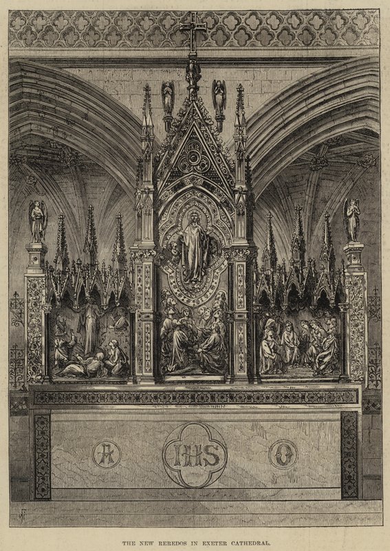 The New Reredos i Exeter Cathedral af Frank Watkins