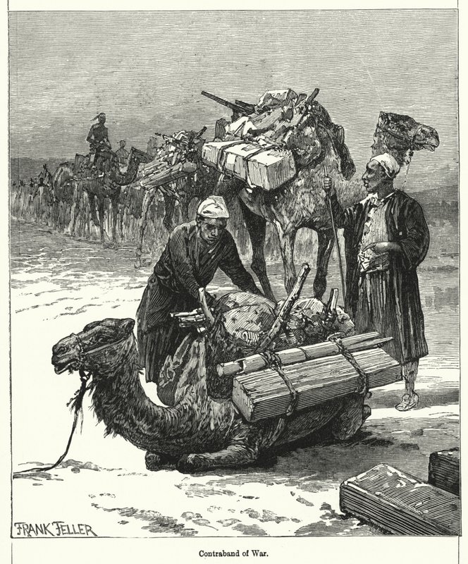 War Contraband of War (gravering) af Frank (after) Feller