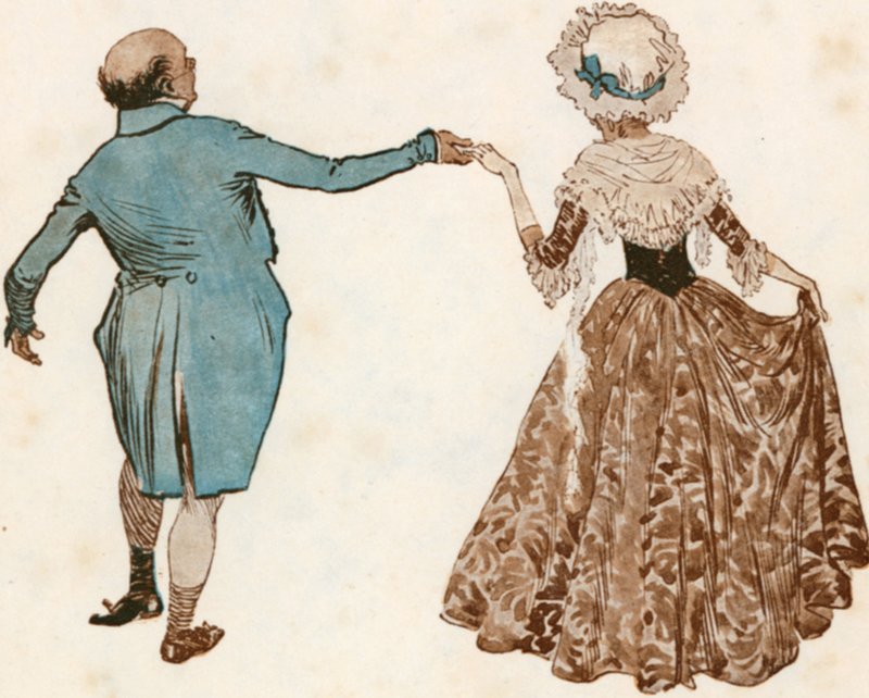 The Pickwick Papers (farvelitografi) af Frank Reynolds