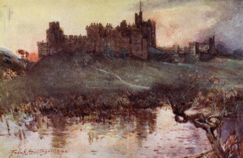Alnwick Castle af Frank Southgate