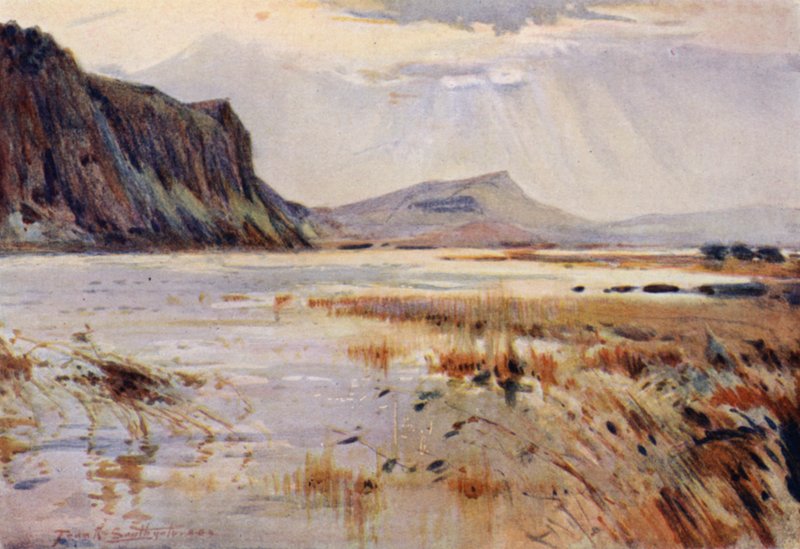 Crag Lough (farve litho) af Frank Southgate
