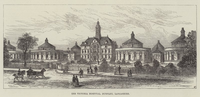 Victoria Hospital, Burnley, Lancashire af Frank Watkins