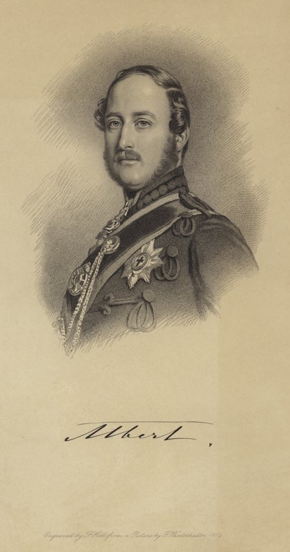 Portræt af prinsgemal Albert af Franz Xaver Winterhalter