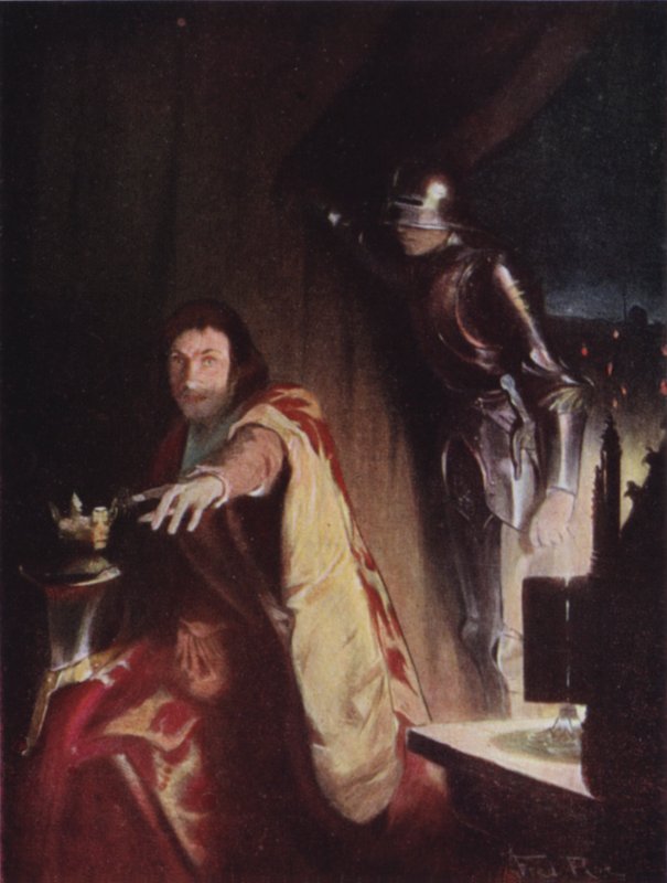 Kong Richard III (farve litho) af Fred Roe