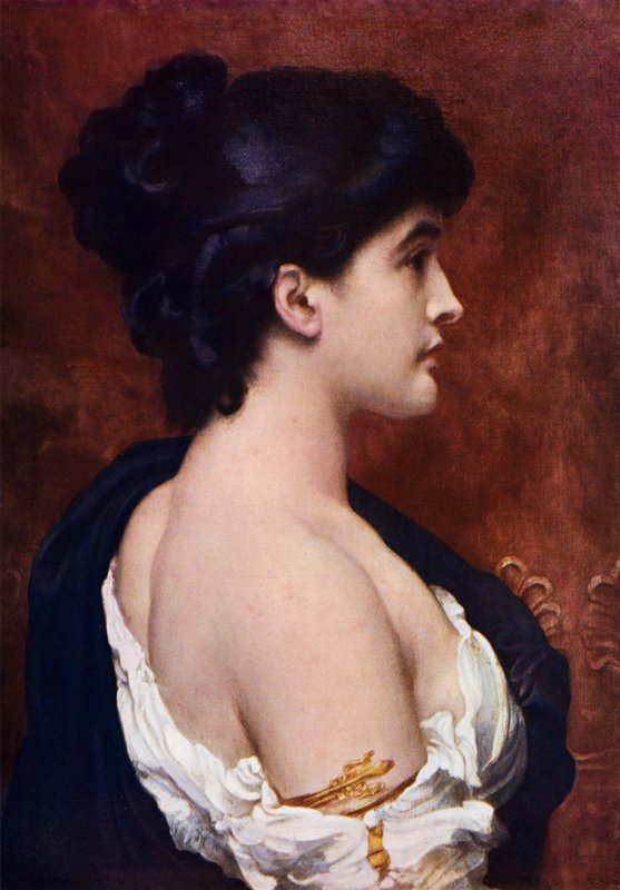 Atalanta (farve litho) af Frederic (after) Leighton