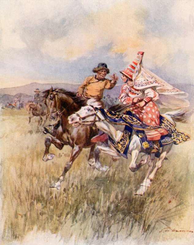 En kirgisisk bejler af Frederic de Haenen