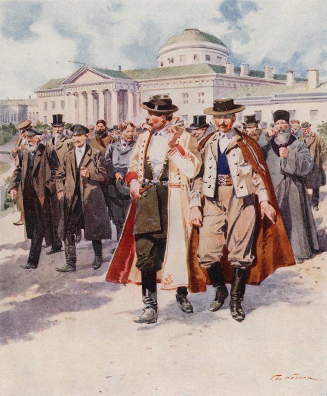 Medlemmerne, der forlader Dooma af Frederic de Haenen