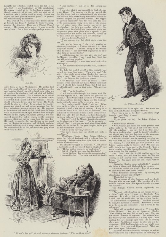 Et spørgsmål om diplomati, af Arthur Conan Doyle af Frederick Barnard