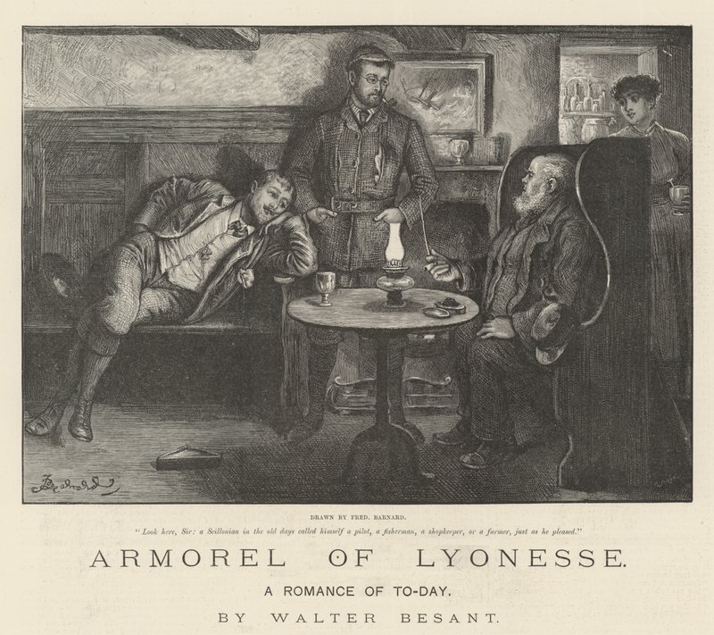Armorel of Lyonesse, A Romance of To-Day, af Walter Besant af Frederick Barnard