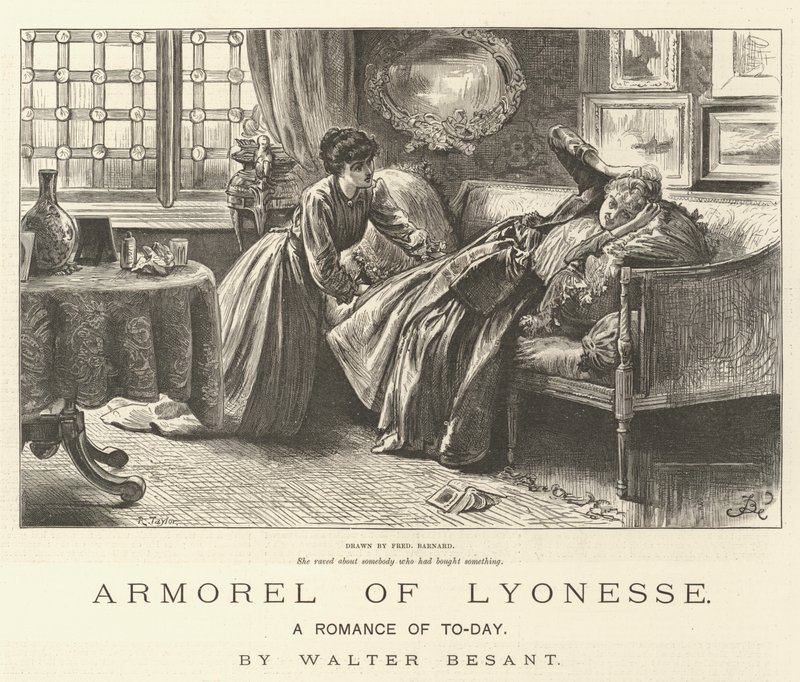 Armorel of Lyonesse, A Romance of To-Day, af Walter Besant af Frederick Barnard