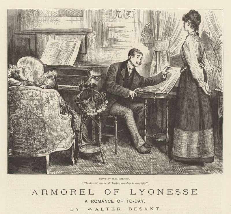 Armorel of Lyonesse, A Romance of To-Day, af Walter Besant af Frederick Barnard